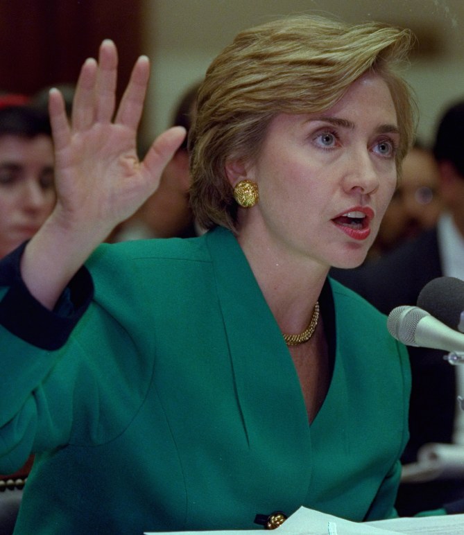 Hillary Clinton en 1999