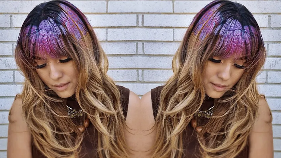 If You Loved Glitter Roots You Need To know About The New Hair Stencils Trend