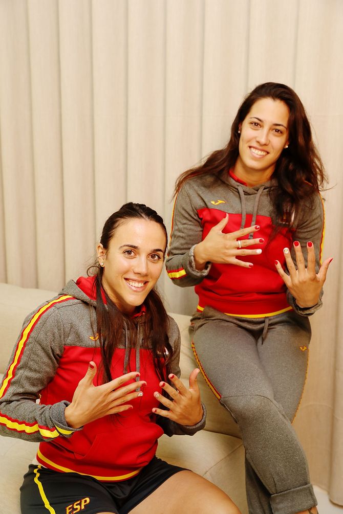 Helena Casas y Tania Calvo - Ciclismo en pista