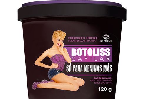 Botoliss Botox Capilar Só para Meninas Más, Soft Hair, R$ 28 (120 g)
