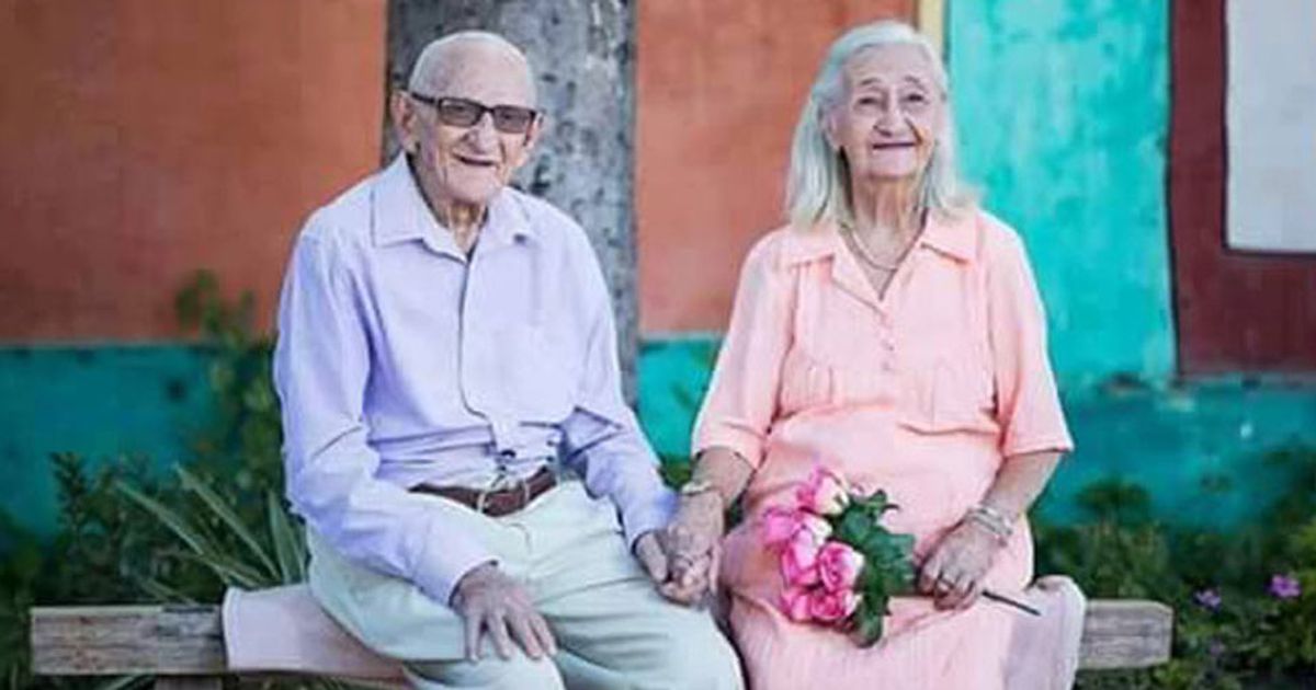 Amor eterno: esta pareja de ancianos celebra 65 años