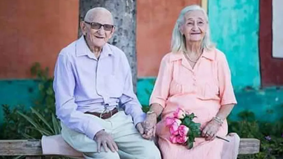 Amor eterno: esta pareja de ancianos celebra 65 años juntos con una adorable sesión de fotos