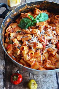 Würzige Hähnchen-Pasta