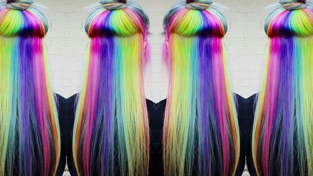 Hidden-rainbow Hair Is Here To Transform You Into A Real-life Unicorn