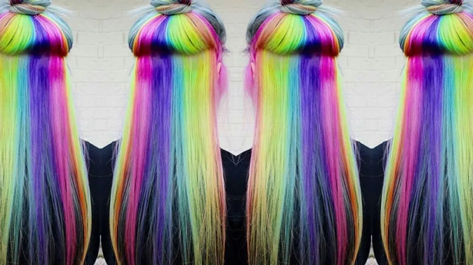 Hidden-Rainbow Hair Is Here To Transform You Into A Real-Life Unicorn