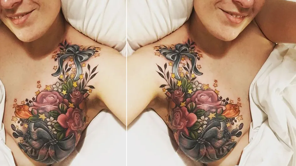 Sie verlor einen Teil ihrer Brust an den Krebs - doch ein Tattoo schenkt ihr neue Hoffnung