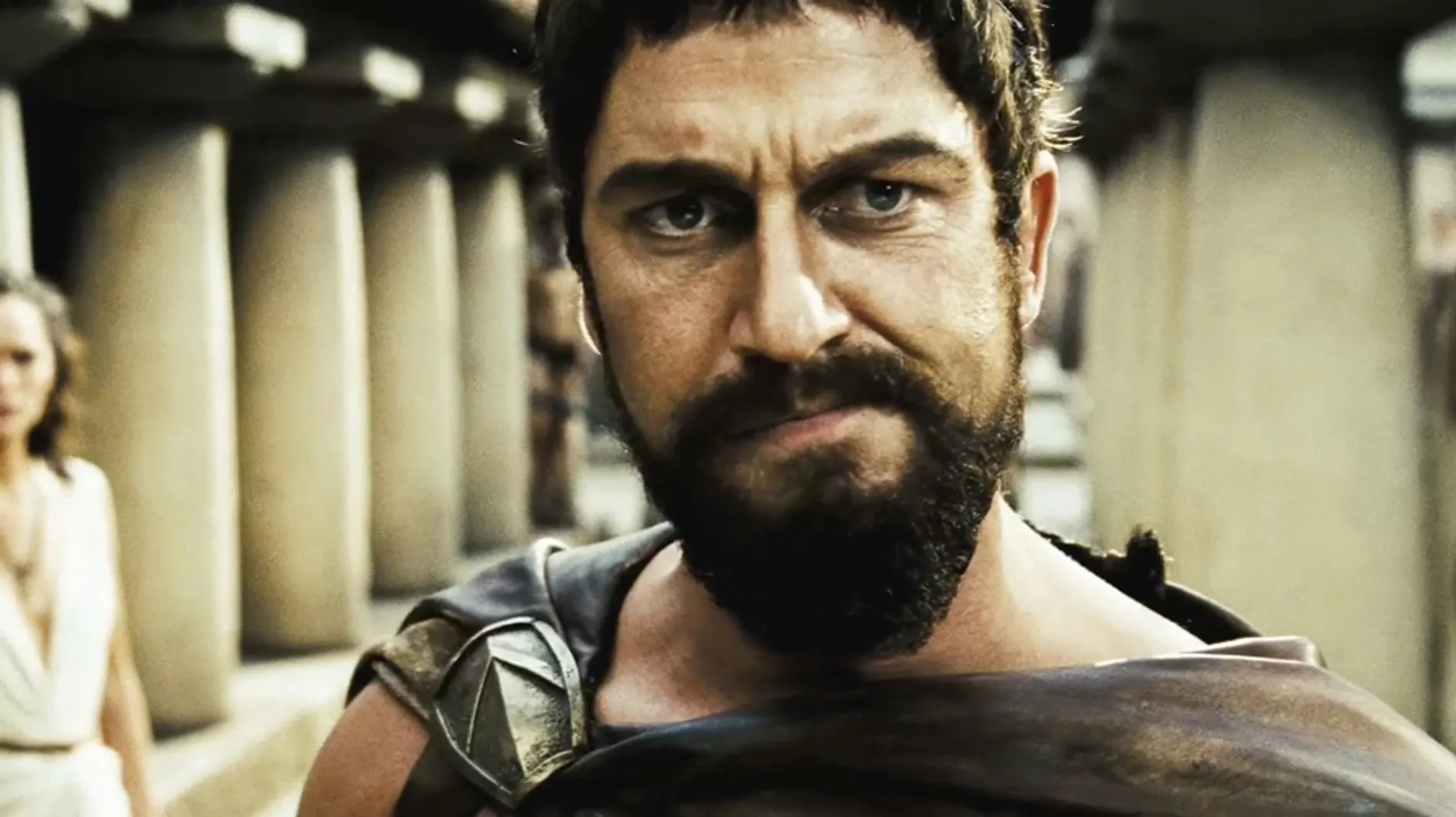 Gerard butler 300 beard