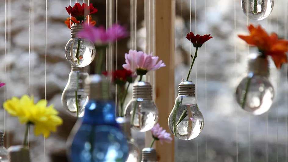 33 ideas DIY para reciclar bombillas antiguas