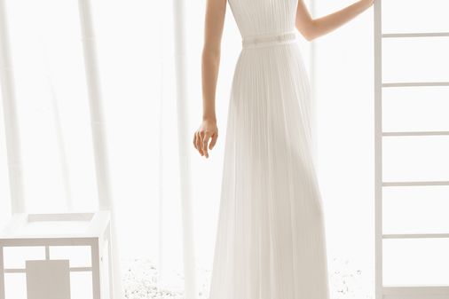 Vestido de noiva minimalista