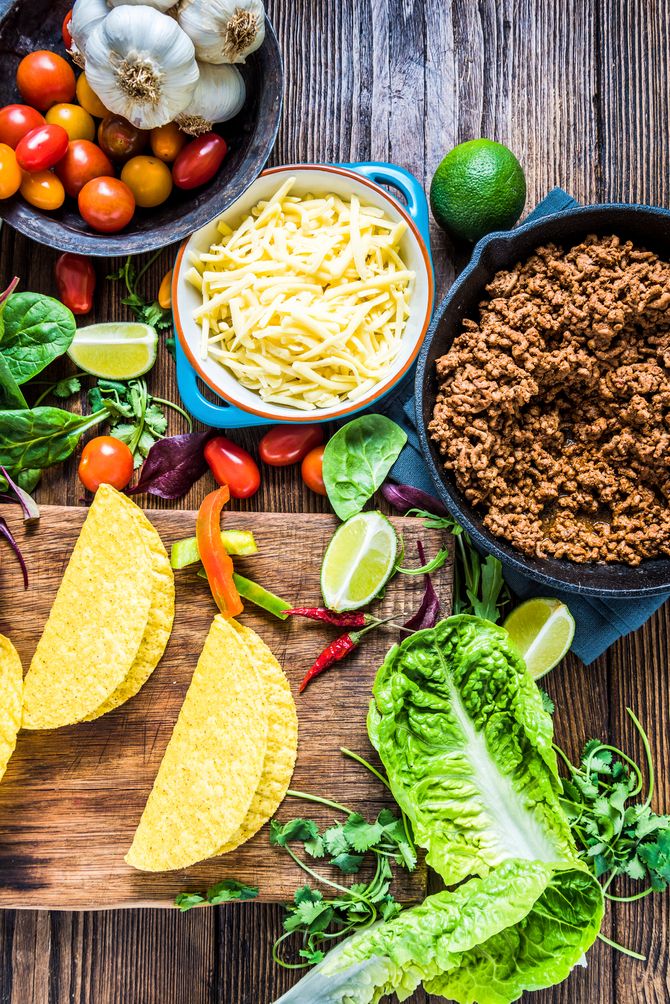 Burritos füllen
