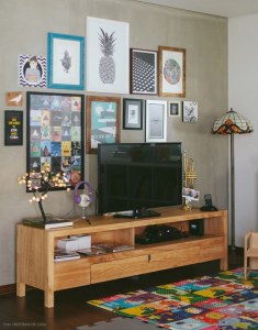Quadros decorativos na sala