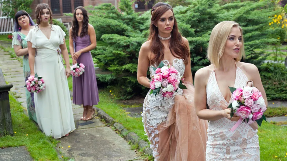 Hollyoaks 29/9 - Mercedes Dazzles With Her Elegant Bridal Look