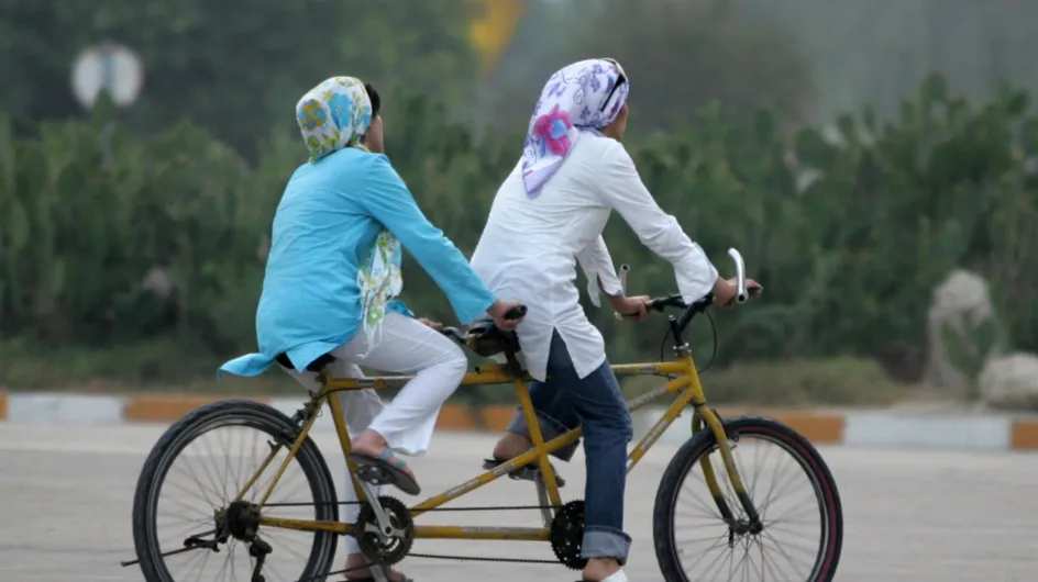 On leur interdit de faire du vélo, les Iraniennes ripostent (Photos)