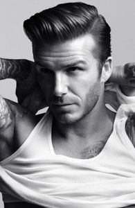 Beckham style undercut