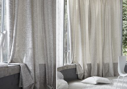 20 combinaties van glasgordijnen en rolgordijnen voor een geslaagde decoratie