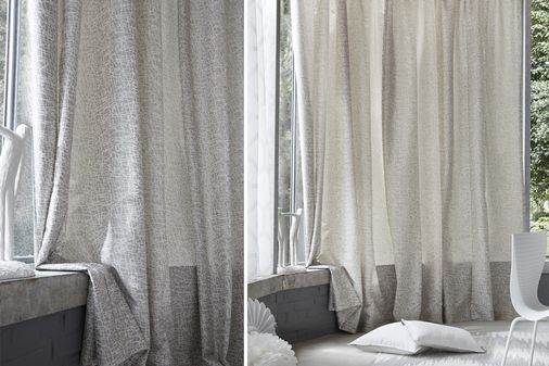 20 combinaties van glasgordijnen en rolgordijnen voor een geslaagde decoratie