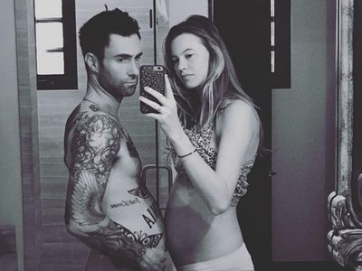 Adam Levine y Behati Prinsloo