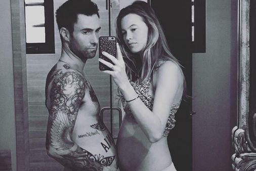 Adam Levine y Behati Prinsloo
