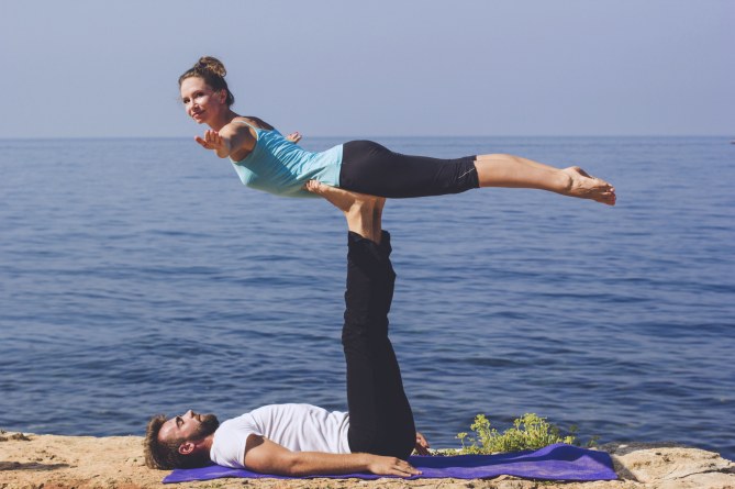 Sport für Paare: Yoga
