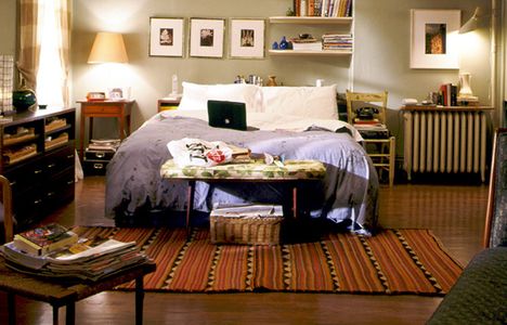 Dormitorio de Carrie Bradshaw