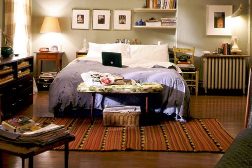 Dormitorio de Carrie Bradshaw