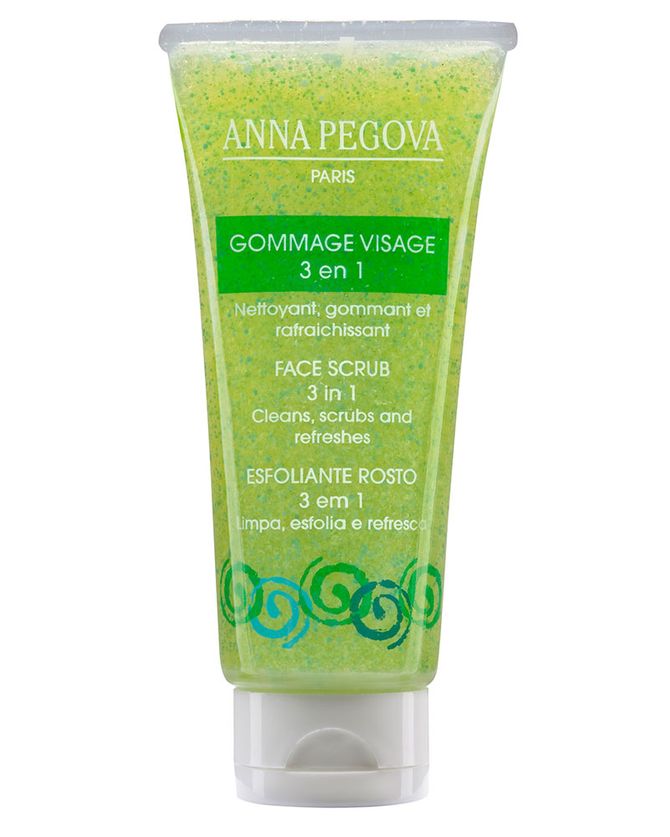 Esfoliante Rosto 3 em 1, Anna Pegova, R$ 87