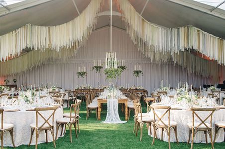 Casamento com fitas