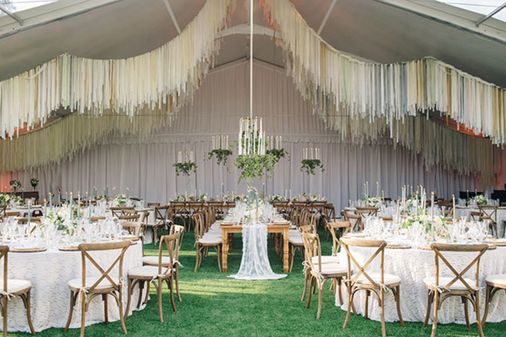 Casamento com fitas