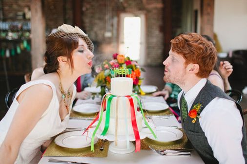 Casamento com fitas