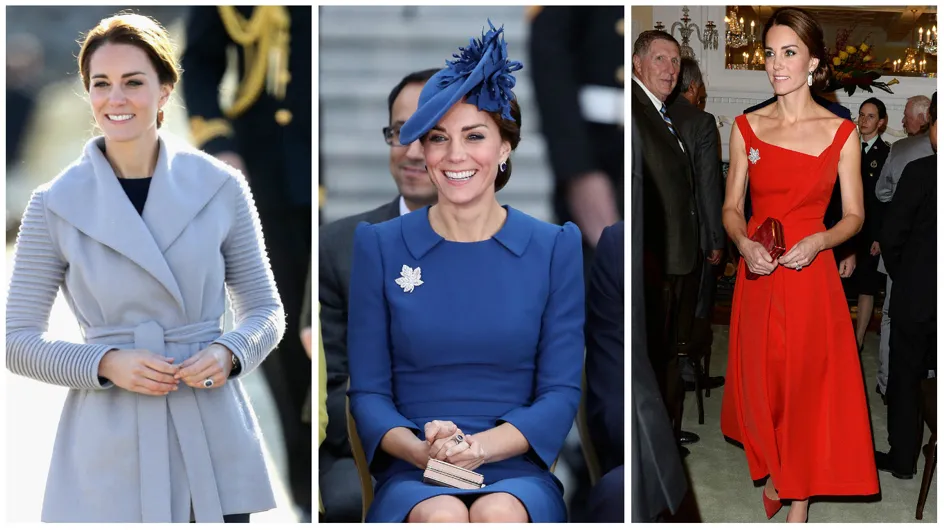 La visite fashion de Kate Middleton au Canada (Photos)