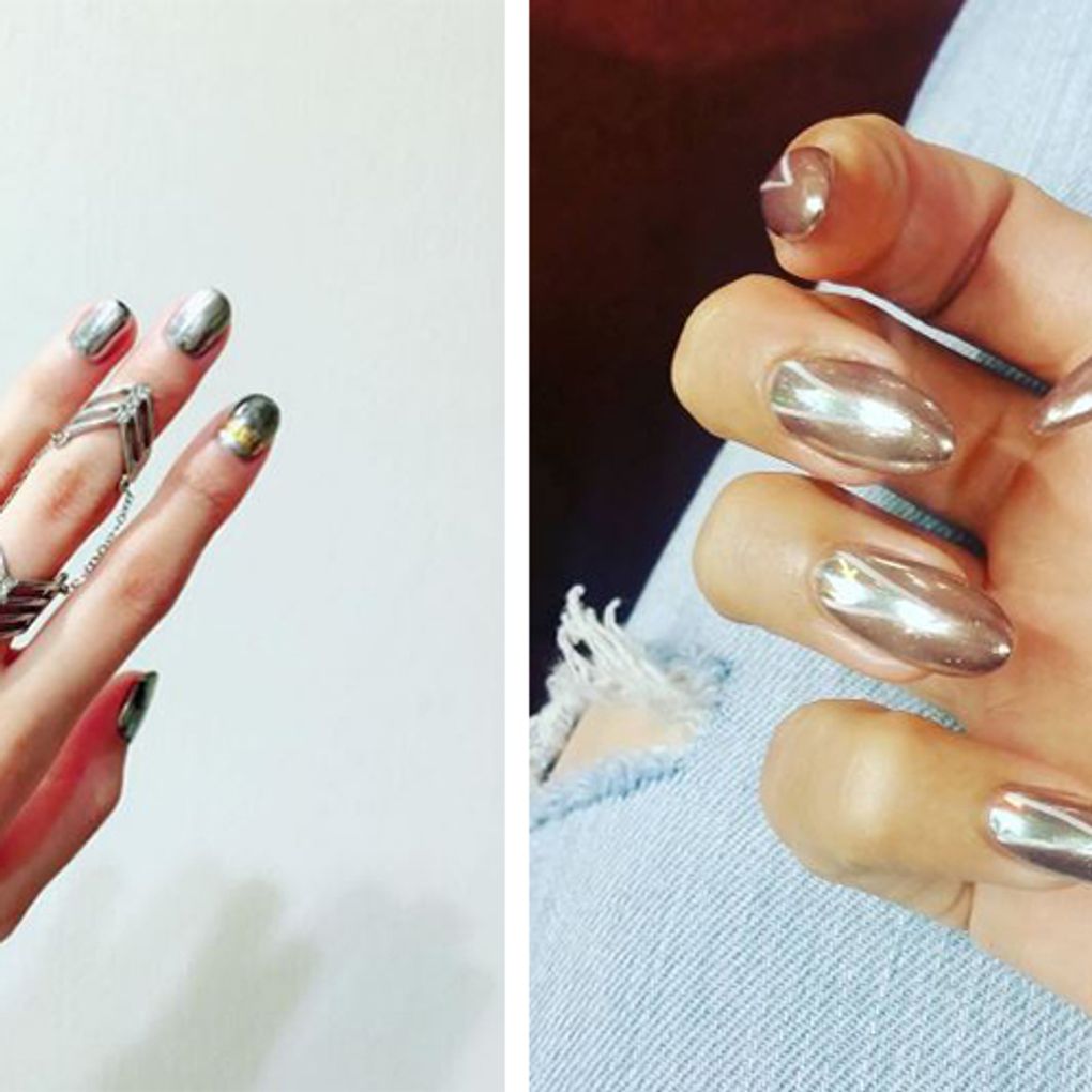 Bling Mirror Nails Sind Der Manikure Hit 