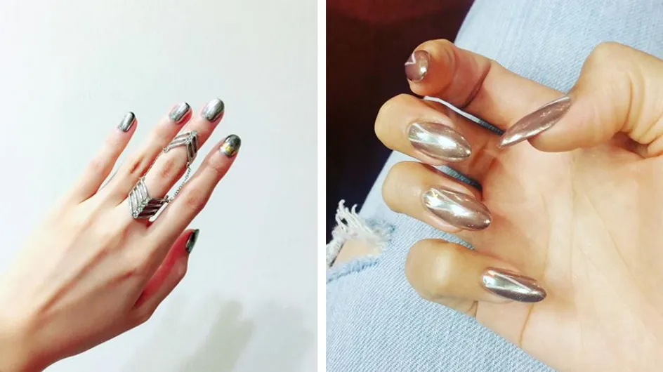 Bling, bling: Mirror-Nails sind jetzt DER Maniküre-Hit!