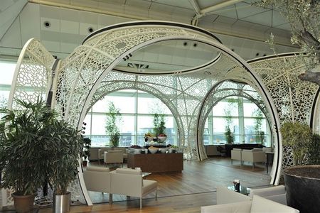 A sala vip da Turkish Airlines, em Istambul