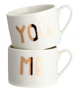 2er-Pack Porzellanbecher von H&M, 14,99