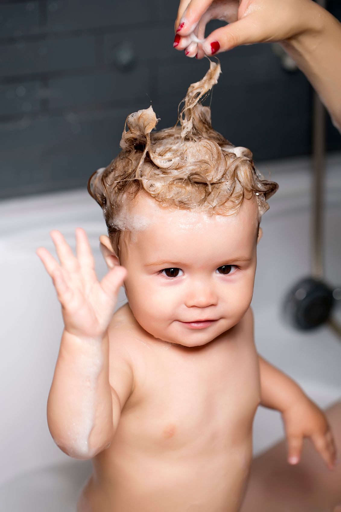 Corte de cabelo para bebê menino