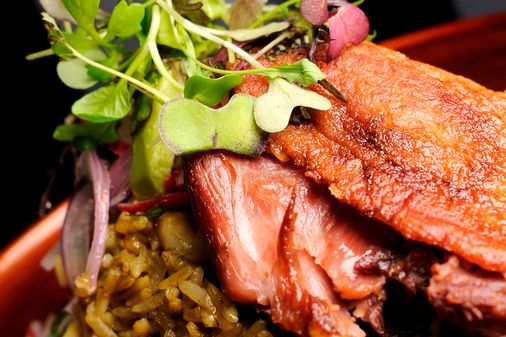 Arroz con pato