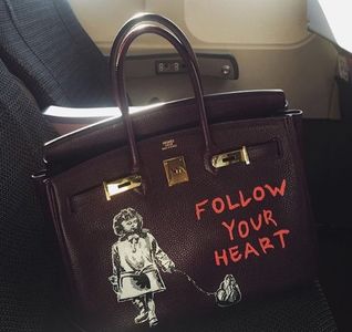 Bolsa customizada Hermès