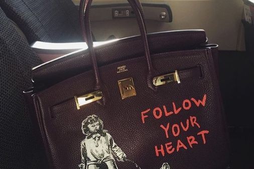 Bolsa customizada Hermès