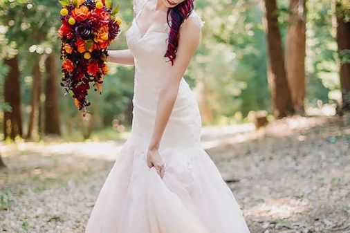 Dip-Dye Brautkleider