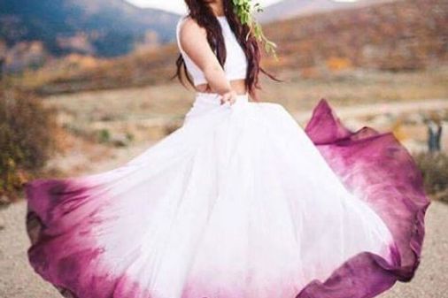 Dip-Dye Brautkleider