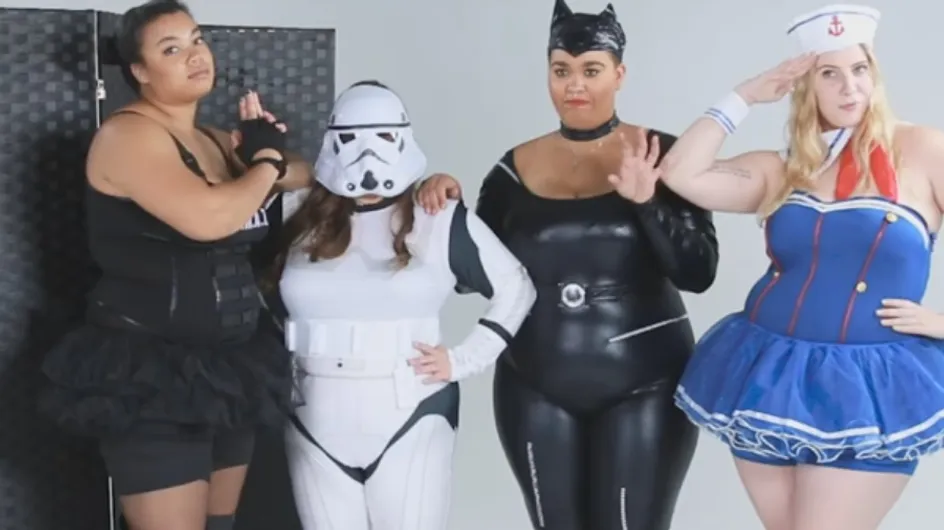 Pour Halloween, des femmes rondes essayent des costumes "plus size" et soulèvent un gros problème (Vidéo)