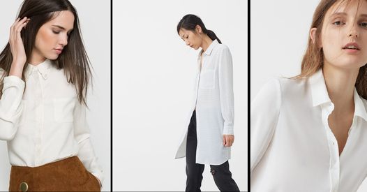 Chemises blanches pour femmes - Massimo Dutti