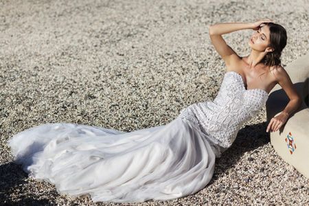 Vestido corte semisereia
