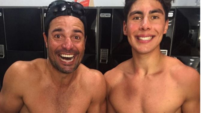 Chayanne y su hijo