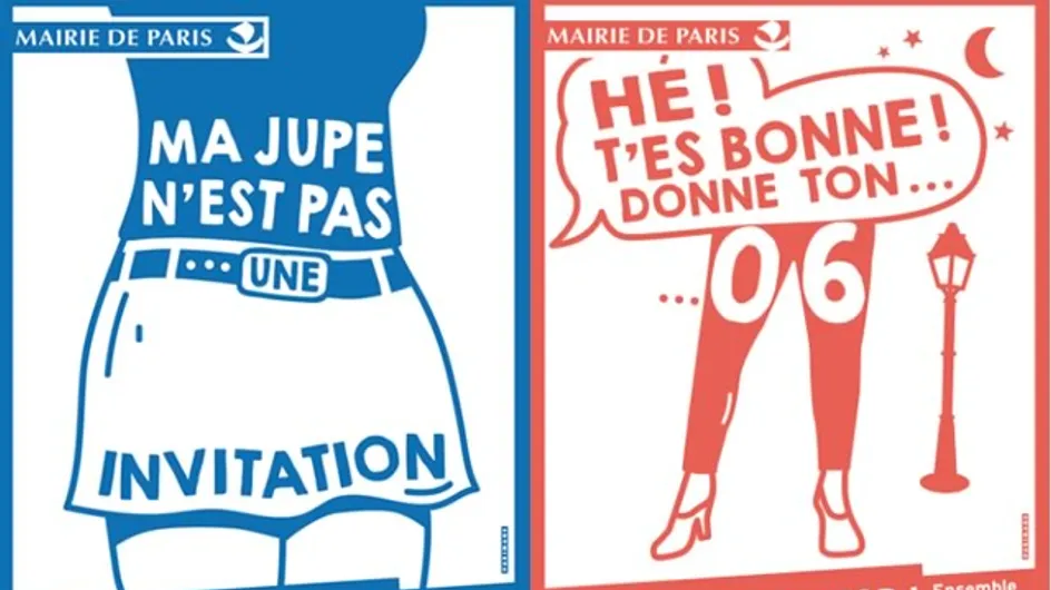 "Hé ! t'es bonne" Paris lutte contre le harcèlement de rue à travers des affiches et une application (Photos)