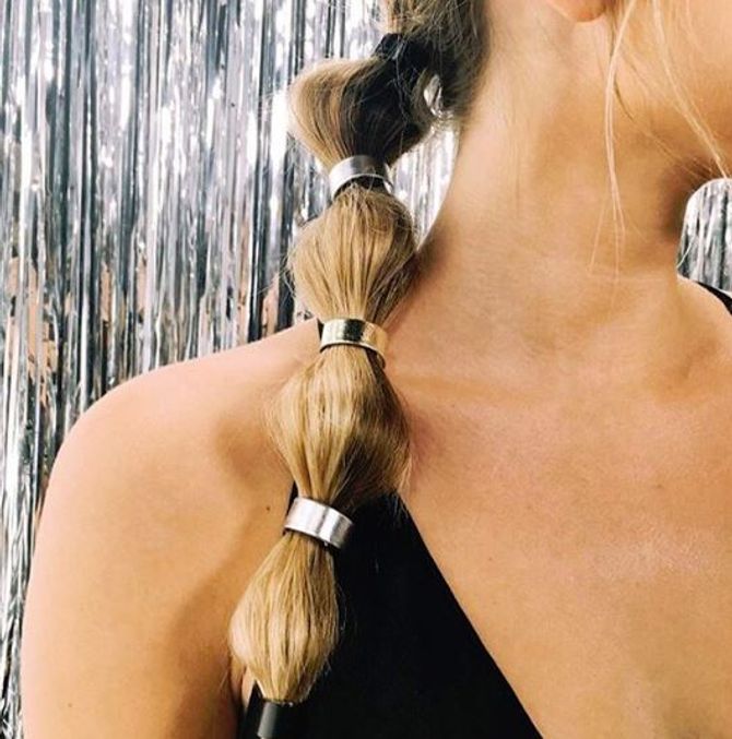 Bubble ponytail