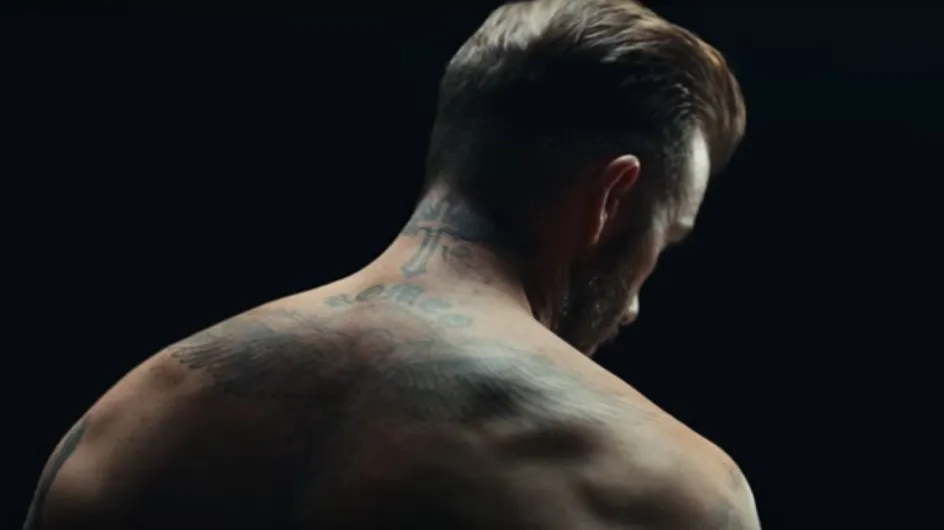 David Beckham dévoile son corps et ses tristes tatouages pour protéger les enfants (Vidéo)