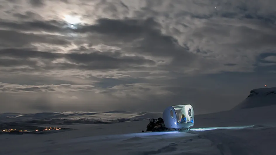 ¿Te gustaría dormir bajo la aurora boreal?
