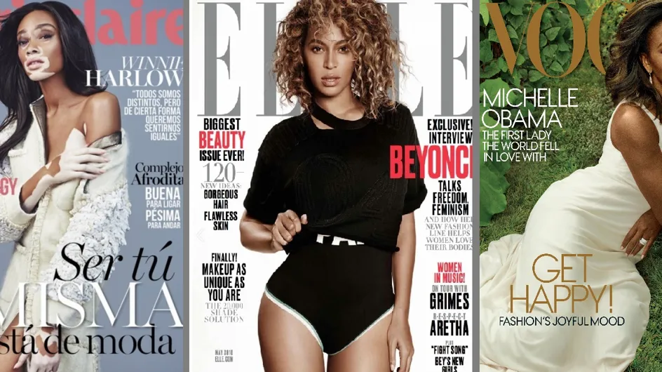 Les femmes de couleur ont été plus présentes que jamais sur les Unes de magazines cette année, mais le combat est loin d'être gagné (Photos)