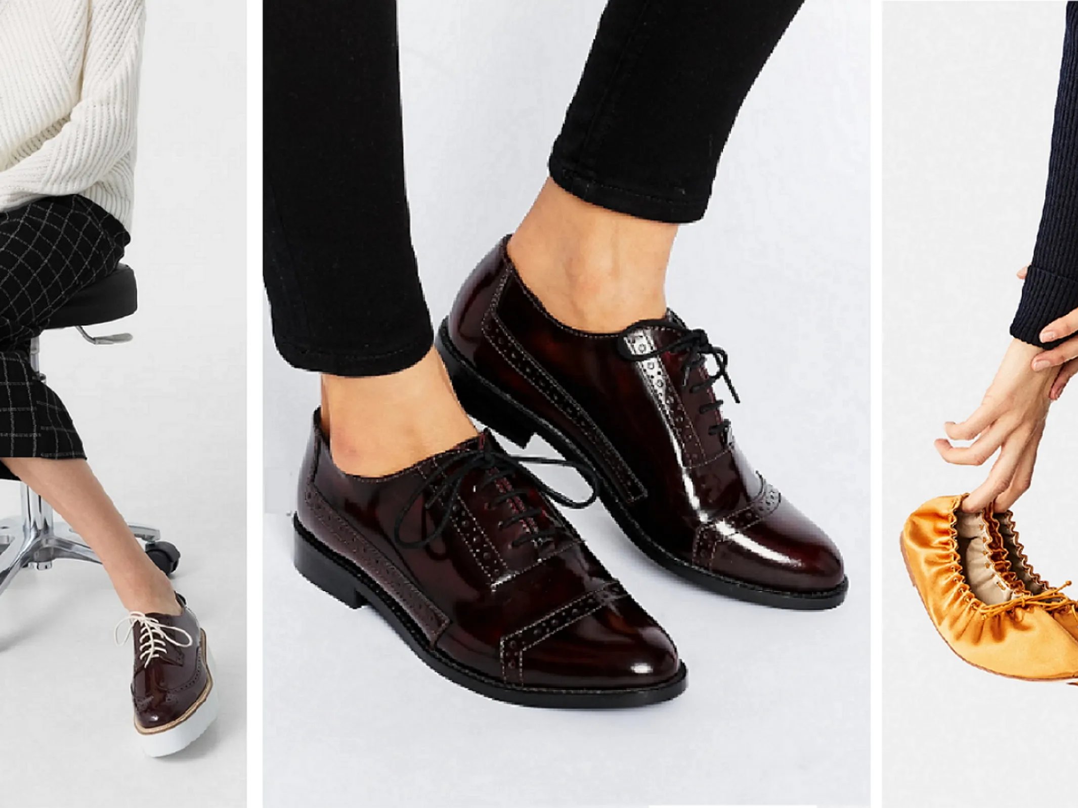 chaussure plate pour robe